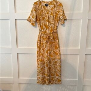 Eci Yellow Flutter Sleeve Jumper